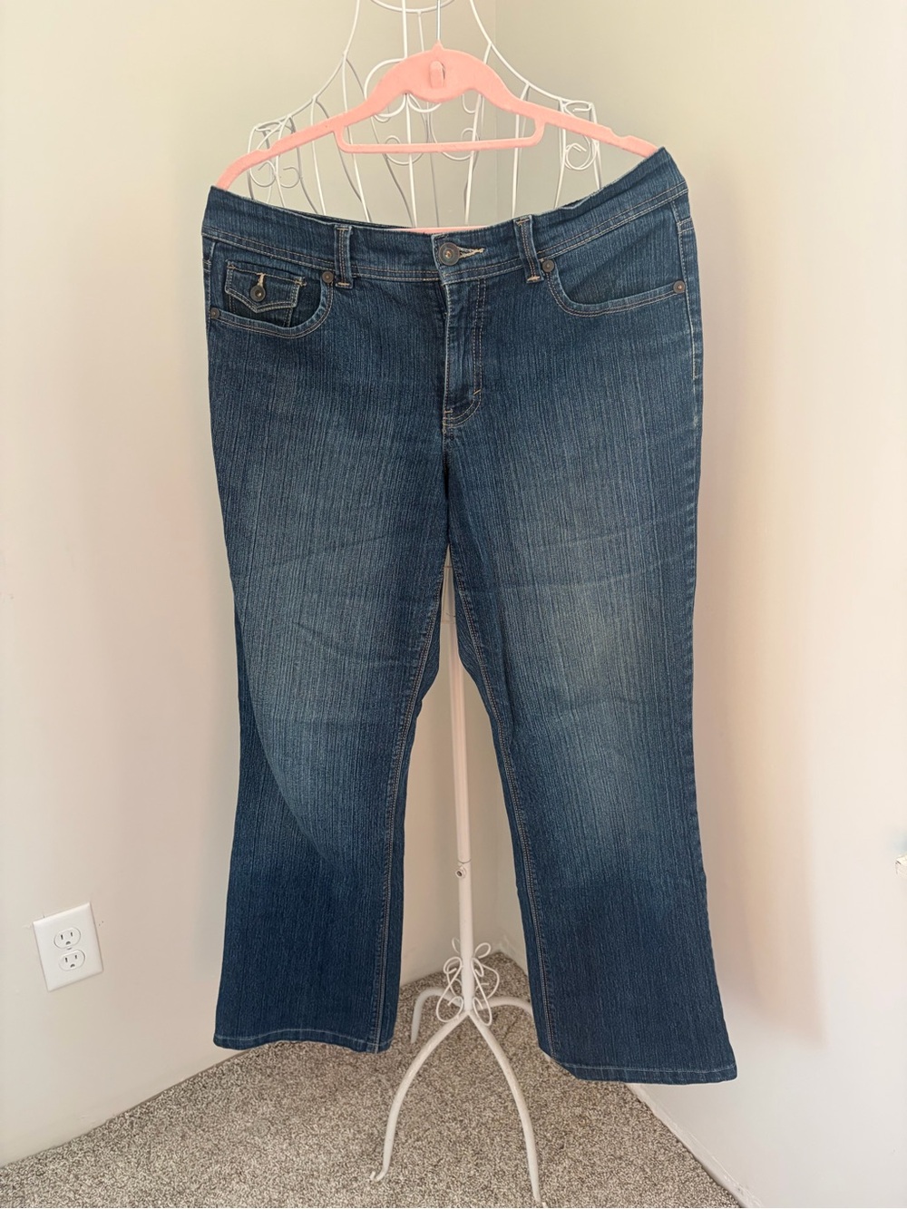 Gloria Vanderbilt Dark Blue Bootcut Jeans
